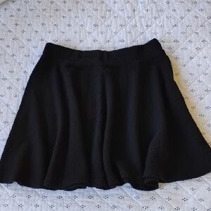 Vintage Bershka Black Skater Skirt